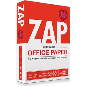 กระดาษถ่ายเอกสารคุณภาพสูง ZAP A4 80 แกรม สีขาว สำหรับผู้ซื้อขายส่ง พร้อมบรรจุภัณฑ์ที่ปลอดภัย - Product Image 4