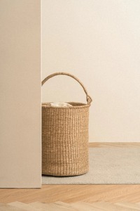 <b>Tall</b> Seagrass Bucket Basket Handmade <b>Storage</b> Basket Wholesale eco-friendly Made in Viet Nam - Product Image 3
