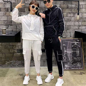 Wholesale 2024 Reflective Windbreaker Set Men Women Couple Luminous Hooded Tracksuit Custom <b>Hip</b> Hop Streetwear Sport Suit Casual - Product Image 2