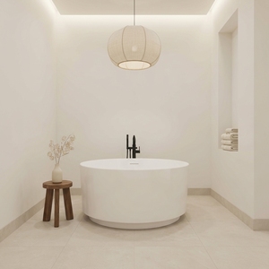 Baignoire autoportante en acrylique légère, moderne et durable FW-3301 pour salle de bain - Product Image 3