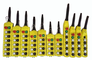 Estación de Control Colgante CMK de 6 Botones para Grúa EOT, Marca CMK, Modelo PLN, IP65, 440V, 400A, Cuerpo de Plástico de Alta Resistencia - Product Image 3