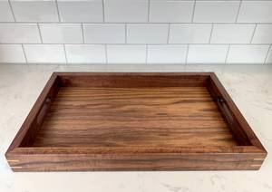 Bandeja de Servir de Madera Hecha a Mano con Asas de Madera de Arce, Logotipo Personalizado, Diseño Moderno, para Desayuno, Té, Café, Decoración para el Hogar, Hotel - Product Image 5