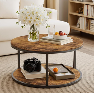 Table basse moderne en fer poli avec revêtement en poudre, multifonctionnelle pour salon, restaurant, loisirs, rangement pour la maison, le bureau - Product Image 3