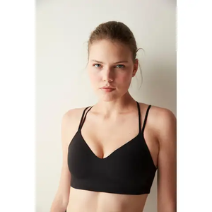 Soutien-gorge de sport ajustable personnalisé pour femme, avec fermeture éclair frontale, pour fitness, yoga et course à pied, effet push-up - Product Image 6