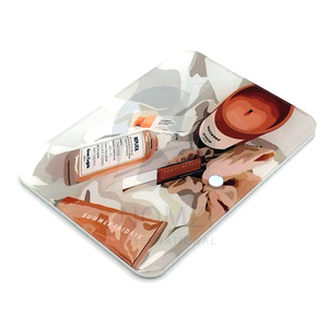 Bandeja rectangular de plástico para cosméticos con diseño impreso para almacenamiento y organización de maquillaje - Product Image 2