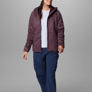 Veste softshell pour femme de qualité supérieure, coupe-vent, imperméable, col montant, design à capuche, tissu 3 couches, doublure en microfleece - Product Image 5