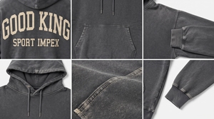 Conjunto de Sudadera con Capucha y Pantalones Deportivos Extra Grandes de Forro Polar Sólido Transpirable, Personalizado, OEM, Marca Privada, Ropa Deportiva Urbana - Product Image 4