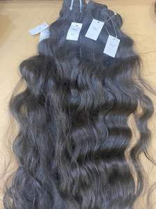 Extensions de cheveux naturels bouclés Remy indiens non traités, double trame machine, style afro, en paquet - Product Image 6