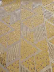 Tela Jacquard Turca Ultra Suave, Brillante, Transpirable y de Secado Rápido, 100% Poliéster, Hilo de Brocado Metálico para Prendas de Niña, PK-1661 - Product Image 4