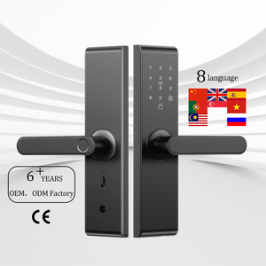 Cerradura Inteligente para Puerta con Desbloqueo por <span class=keywords><strong>Contraseña</strong></span> y Tarjeta, <span class=keywords><strong>Gestión</strong></span> Remota Inteligente TT para Apartamentos - Product Image 1