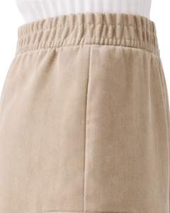 Pantalones Deportivos Cargo Anchos Color Caqui Personalizados para Mujer, Cintura Elástica, Pantalones Casuales de Forro Polar, Corte Holgado, Ropa Urbana, Pantalones Cómodos para Invierno - Product Image 4