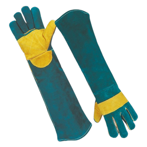 High Quality Reinforced Cowhide Split Leather Welding <b>Gloves</b> Industrial Hand Protection Work <b>Long</b> Sleeved Welder <b>Gloves</b> CE - Product Image 1