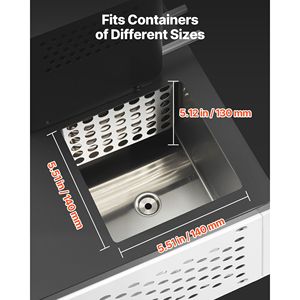 Bagno Termostatico a Circolazione d'Acqua con Controllo Temperatura PID 23-212 Fahrenheit, Viscosimetro Integrato, Vasca 14x14 cm, 220V - Product Image 5