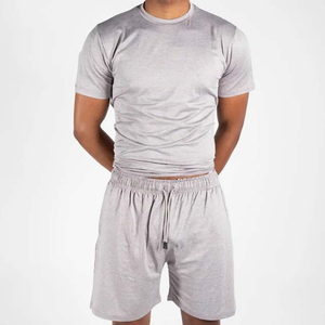 Ensemble T-shirt et short décontracté en molleton de coton polyester respirant, haute qualité, fabriqué au Pakistan - Product Image 1