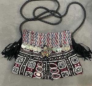 Indian Handmade Traditional Embroidered Handbag Women Vintage Banjara Tassel Shopping <b>Bag</b> Stylish Boho <b>Hippie</b> Seashell Tote <b>Bag</b> - Product Image 4