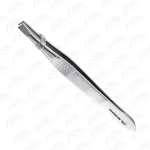 Pinzas para Cejas Ecológicas de Precisión, Pinzas para Pestañas de Acero Inoxidable Sostenible con Puntas Inclinadas y Puntiagudas - Product Image 5