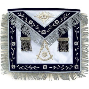 Regalia maçonnique : Tablier en cuir brodé en peau d'agneau pour Compagnons du Royal Arch, usage quotidien, Regalia du Chapitre Royal - Product Image 4