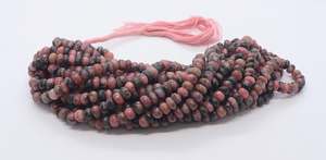 Cuentas Redondas Lisas de Rodonita Natural AAA de 6-7 mm, Cuentas Redondas de Rodonita Natural de 16 Pulgadas para la Fabricación de Joyas al por Mayor - Product Image 6