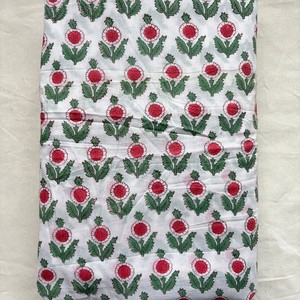 Custom Made Block Printed <b>Fabric</b> Made From 100 % Cotton Suitable for Home Furnishings Clothing Custom Designs Also - Product Image 2