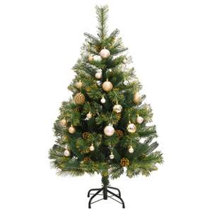 Árbol de Navidad Artificial Articulado con 150 Luces LED y Juego de Bolas, Decoraciones Navideñas de 47.2 Pulgadas - Product Image 4