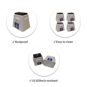 Support de climatiseur robuste en PVC résistant aux UV, avec réduction du bruit, du fournisseur indien au meilleur prix - Product Image 2