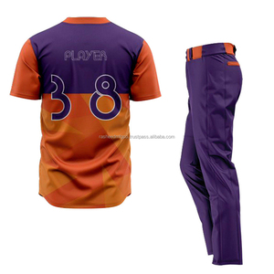 Wholesale Custom Breathable Plus Size <b>Baseball</b> Uniform Design Sublimated Softball <b>Baseball</b> Jersey Polyester - Product Image 2