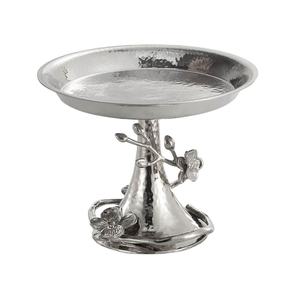 Tazones de Metal para Servir, Decoración con Hojas y Flores, Estilo Árabe, Color Plateado, Acabado Brillante, Aspecto Admirable, Venta al por Mayor - Product Image 1