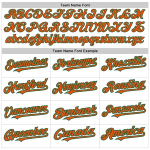 Camiseta de béisbol personalizada blanca y naranja con estampado sublimado, nombre del equipo, número, botones completos, unisex, para adultos, corte regular, manga corta - Product Image 4