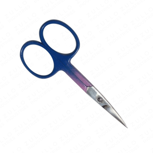 Ciseaux à ongles à lame argentée avec revêtement dégradé bleu-violet, conception personnalisée sous marque privée, haute qualité, vente en gros pour manucure - Product Image 4