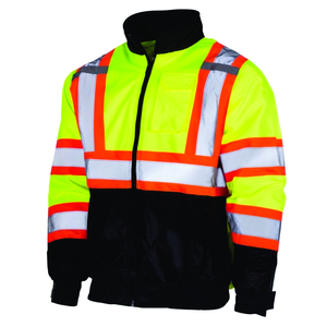 Chaqueta de Seguridad Industrial de Alta Visibilidad, Ropa de Trabajo Protectora Reflectante para Trabajos al Aire Libre y de Construcción - Product Image 2