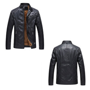 Windproof Regular Sleeve Length <b>Men</b> <b>Leather</b> <b>Jackets</b> Factory Direct Sale OEM Manufactured <b>Men</b> <b>Leather</b> <b>Jackets</b> - Product Image 3