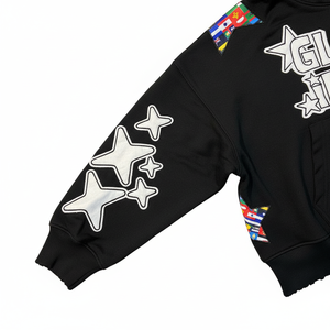 Sudadera con Capucha para Hombre, Diseño Personalizado, Parche Bordado, 100% Algodón, Felpa, Secado Rápido, Transpirable, Ecológica, Servicio OEM, Ropa Casual Urbana - Product Image 3