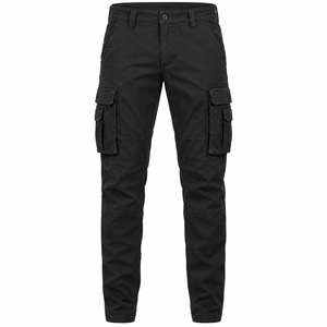 Casual Straight Pattern Mid Waist Everyday Wear <b>Men's</b> Comfortable Jogger Pants Breathable Fabric Stylish <b>Cuffed</b> Design - Product Image 5