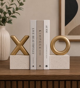 Porte-livres en métal gravé personnalisé moderne pour la maison, le bureau, la bibliothèque, la décoration d'étagère, les cadeaux de mariage, les cadeaux d'entreprise, les cadeaux promotionnels - Product Image 2