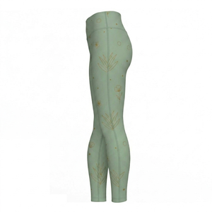 Leggings de compression pour femmes en gros, sur mesure, respirants, écologiques, séchage rapide, tissu nylon de haute qualité, service OEM - Product Image 3