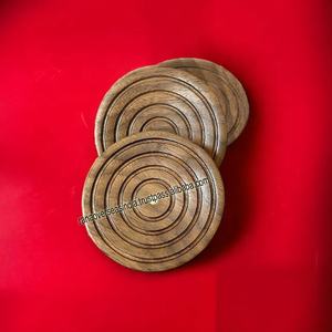 ที่ใส่ธูปไม้กลม งานแฮนด์เมด คุณภาพพรีเมียม ขนาด 4x4 นิ้ว เป็นมิตรกับสิ่งแวดล้อม ผลิตจากวัสดุออร์แกนิก สำหรับใช้ในบ้าน โรงแรม และสำนักงาน - Product Image 4
