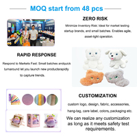 Mainan Boneka Interaktif Suara AI Kustom, Robot Pendamping Emosional Pintar untuk Hadiah Anak Unisex