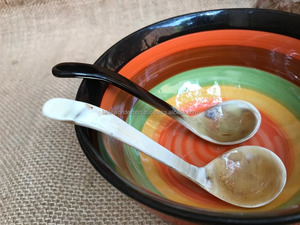 ช้อนฮอร์นที่ดีที่สุดช้อนฮอร์นช้อนส้อมมีดดีไซน์แบบดั้งเดิมใหม่สำหรับร้านอาหาร - Product Image 5