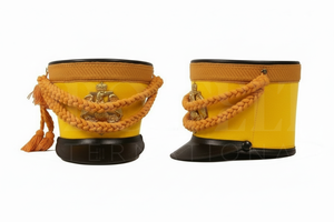 Premium Quality Ceremonial Formal Dress <b>Hat</b> with Gold Rope Trim Decorative Cap for Events Parade Costume Accessories Visor Caps - Product Image 3