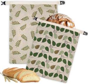 Sacs à <span class=keywords><strong>pain</strong></span> en cire d'abeille pour <span class=keywords><strong>pain</strong></span> fait maison avec fermeture éclair, grand sac de conservation réutilisable en cire d'abeille pour <span class=keywords><strong>pain</strong></span> au levain 13x17'' - Product Image 1