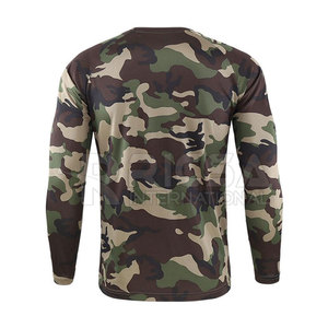 Chemises de chasse professionnelles à manches longues pour hommes, respirantes, légères, à séchage rapide, écologiques, en polyester/coton - Product Image 2