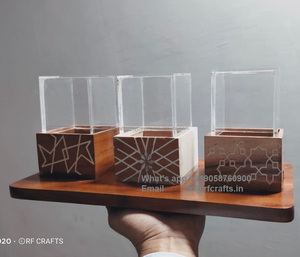 Juego de tres piezas Luxy Castle Bandeja con contenedores de postres de rfcrafts - Product Image 3