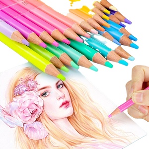 Crayons de couleur huileux <span class=keywords><strong>Brutfuner</strong></span> 12/24 couleurs, crayons de couleur bois pour croquis, fournitures de dessin - Product Image 1
