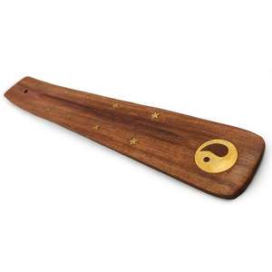 Porta Incienso Portátil de Bambú con Quemador de Varillas de Madera para Práctica de Yoga Terapéutico - Product Image 5