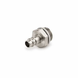 Conector Roscado de Acero Inoxidable, Adaptador Macho, Accesorio Mecanizado por CNC, Proceso de Torneado - Product Image 1