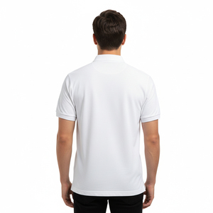 Camiseta Polo Personalizada para Hombre, Transpirable, de Algodón Piqué, de Alta Calidad, Corte Ajustado, Color Sólido, Informal, para Golf - Product Image 4