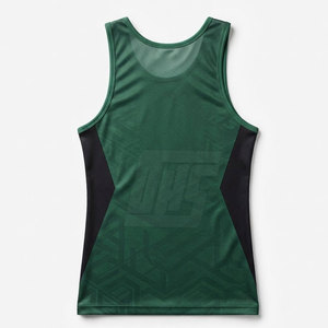 Débardeur de lutte personnalisé léger sans manches, t-shirt de performance anti-humidité pour l'entraînement de lutte - Product Image 2