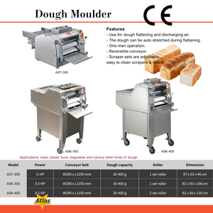 Restaurant French Dough Moulder Electric Baguette <b>Making</b> <b>Machine</b> 30 - 400g Dough Moulder From Taiwan - Product Image 2
