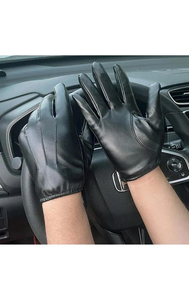 Guantes Ligeros de Verano para Conducir, Transpirables, de Cuero Perforado, Guantes de Lujo para Conductor, de Cuero Genuino Suave - Product Image 6