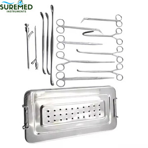 Juego de Instrumentos de Cirugía General para Colecistectomía Profesional, 25 Piezas, para Cirugía de Vesícula Biliar, Kit Quirúrgico de Acero Inoxidable Duradero - Product Image 3